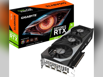جيجابايت ان فيديا جي فورس ار تي اكس 3070 \ غير متاح مداخل دي في اي \ 2 مداخل اتش دي ام اي جي دي دي ار 6 \ 8 جيجابايت