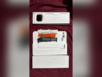 ساعات ذكية - ابل سيريس 10 - متوافق مع أندرويد و أي او اس - ذهبي -- مقاوم المياه