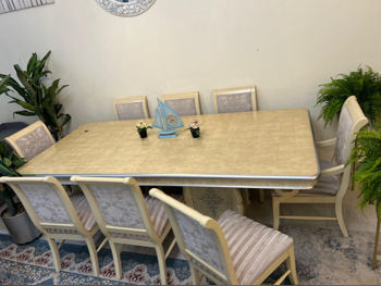 Tables & Sideboards Table & Chairs - NABCO Furniture Center - Solid Wood - Yellow