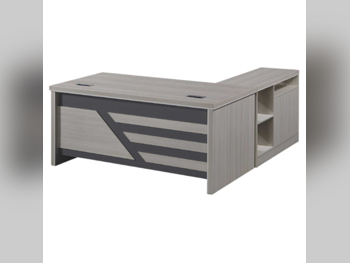 المكاتب ومكاتب الحاسوب - مكتب كمبيوتر - متعدد الألوان - مع خزانة ذات أدراج