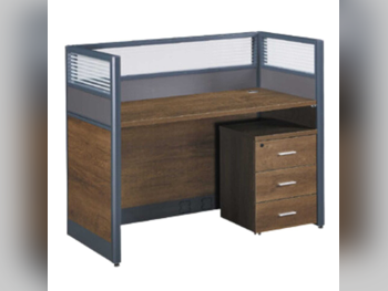 المكاتب ومكاتب الحاسوب - مكتب كمبيوتر - بنى - مع خزانة ذات أدراج