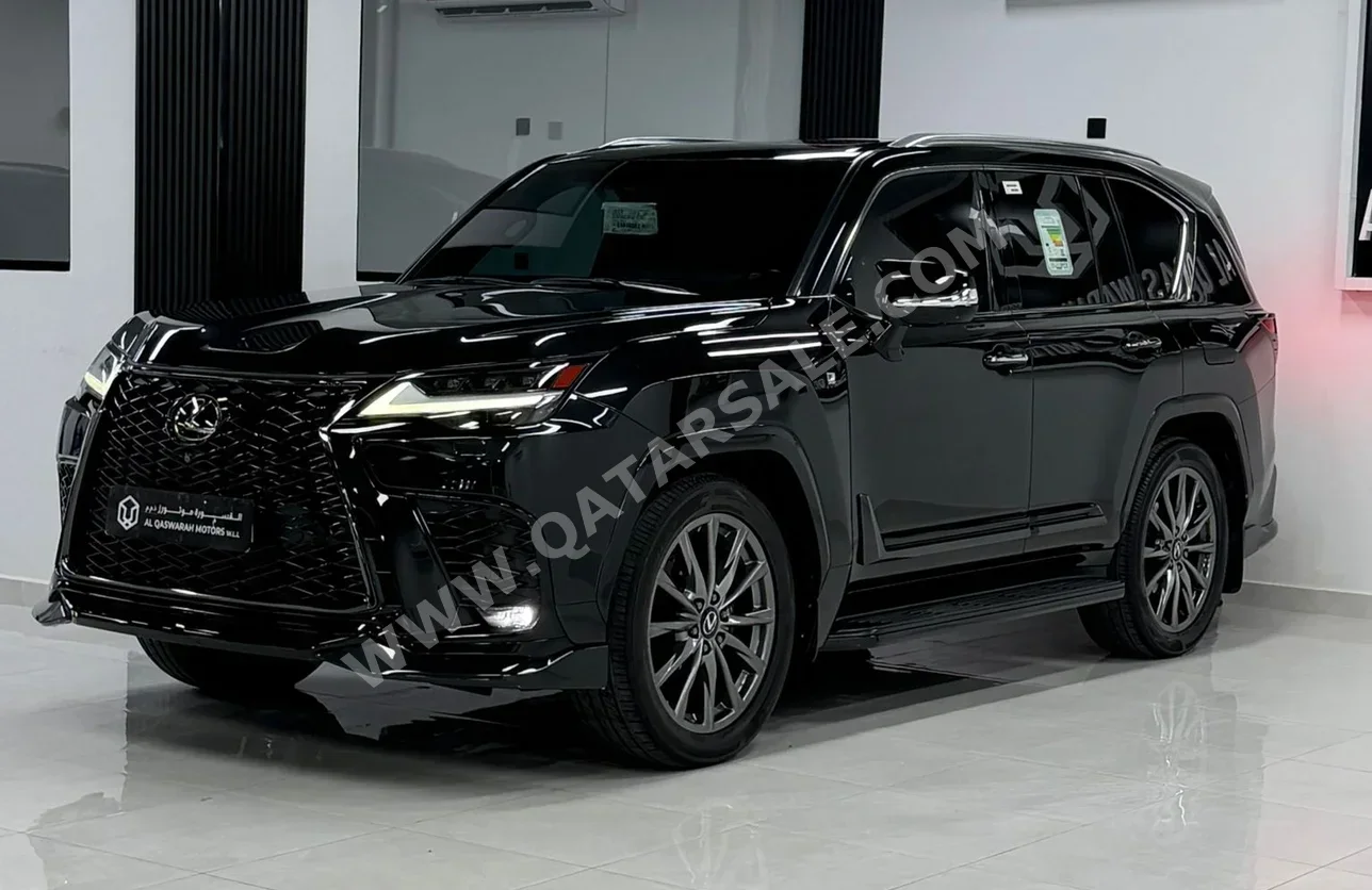 لكزس  ال اكس  600  2024  اوتوماتيك  69,000 كم  8 سلندر  دفع رباعي  اس يو في  أسود  تحت الضمان