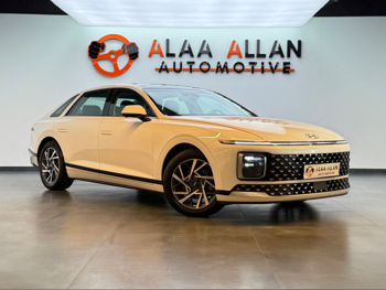 هيونداي  ازيرا  جراندير  2023  اوتوماتيك  50,000 كم  4 سلندر  سحب امامي  سيدان  أبيض  تحت الضمان