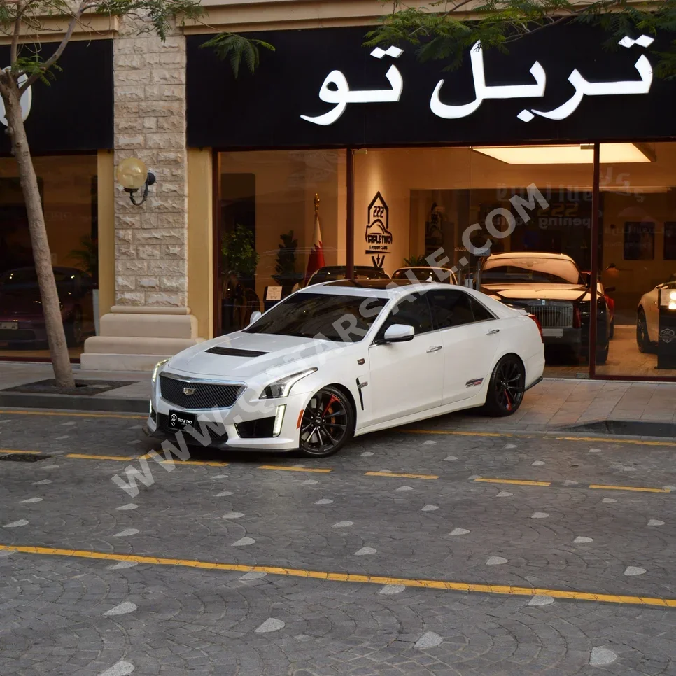 Cadillac  CTS  V-Supercharged  2018  Automatic  68,900 Km  6 Cylinder  Rear Wheel Drive (RWD)  Sedan  White