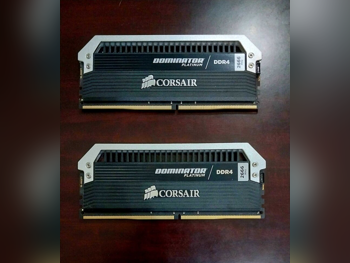 ذاكرات الرام كورساير \  16 جيجابايت (2x8)  أسود \  دي دي ار 4 -  2666 ميجاهيرتز  ار جي بي