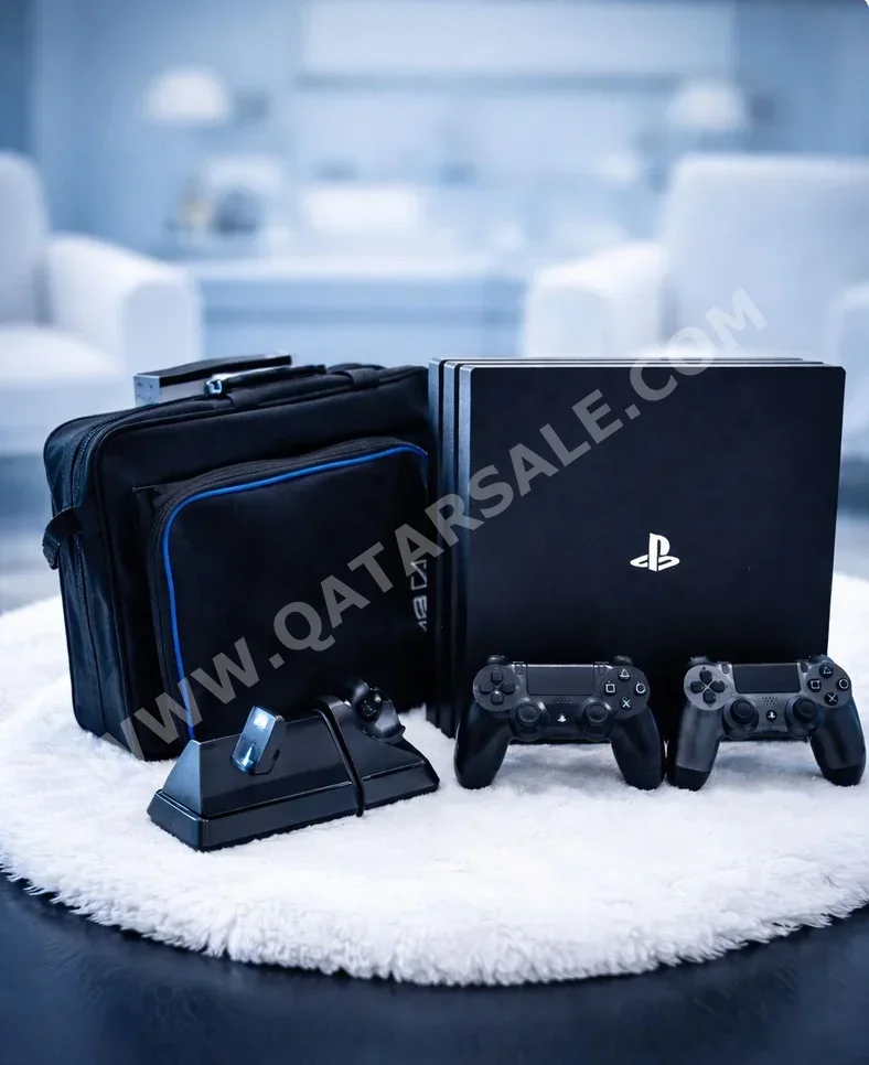 Video Games Consoles - Sony  - PlayStation 4 Pro  - 1 TB  -Included Controllers: 2
