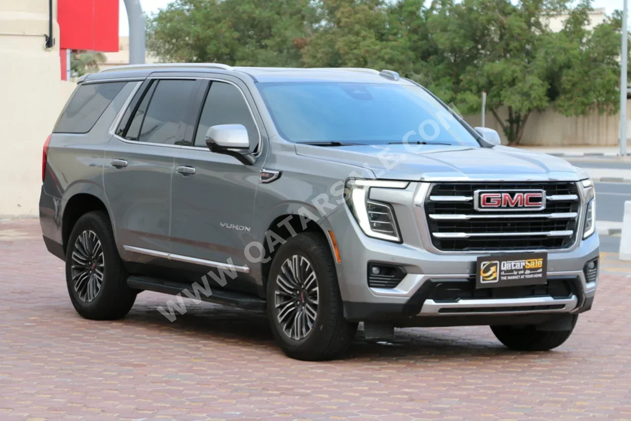 جي ام سي  يوكون  اليفيشن  2025  اوتوماتيك  8,000 كم  8 سلندر  دفع رباعي  اس يو في  فضي  تحت الضمان