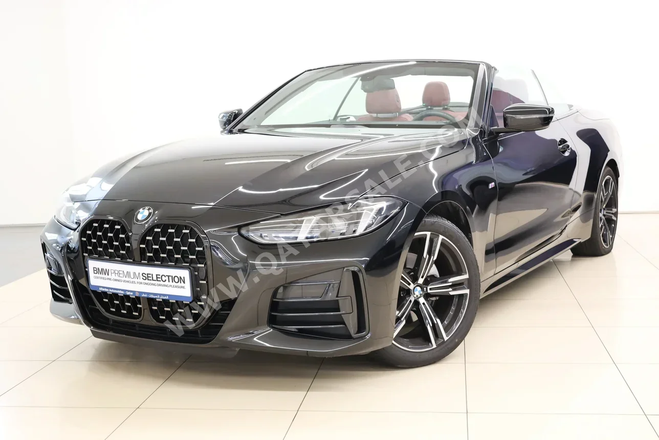 BMW  4-Series  420 I  2026  Automatic  5,300 Km  4 Cylinder  Rear Wheel Drive (RWD)  Convertible  Black  With Warranty