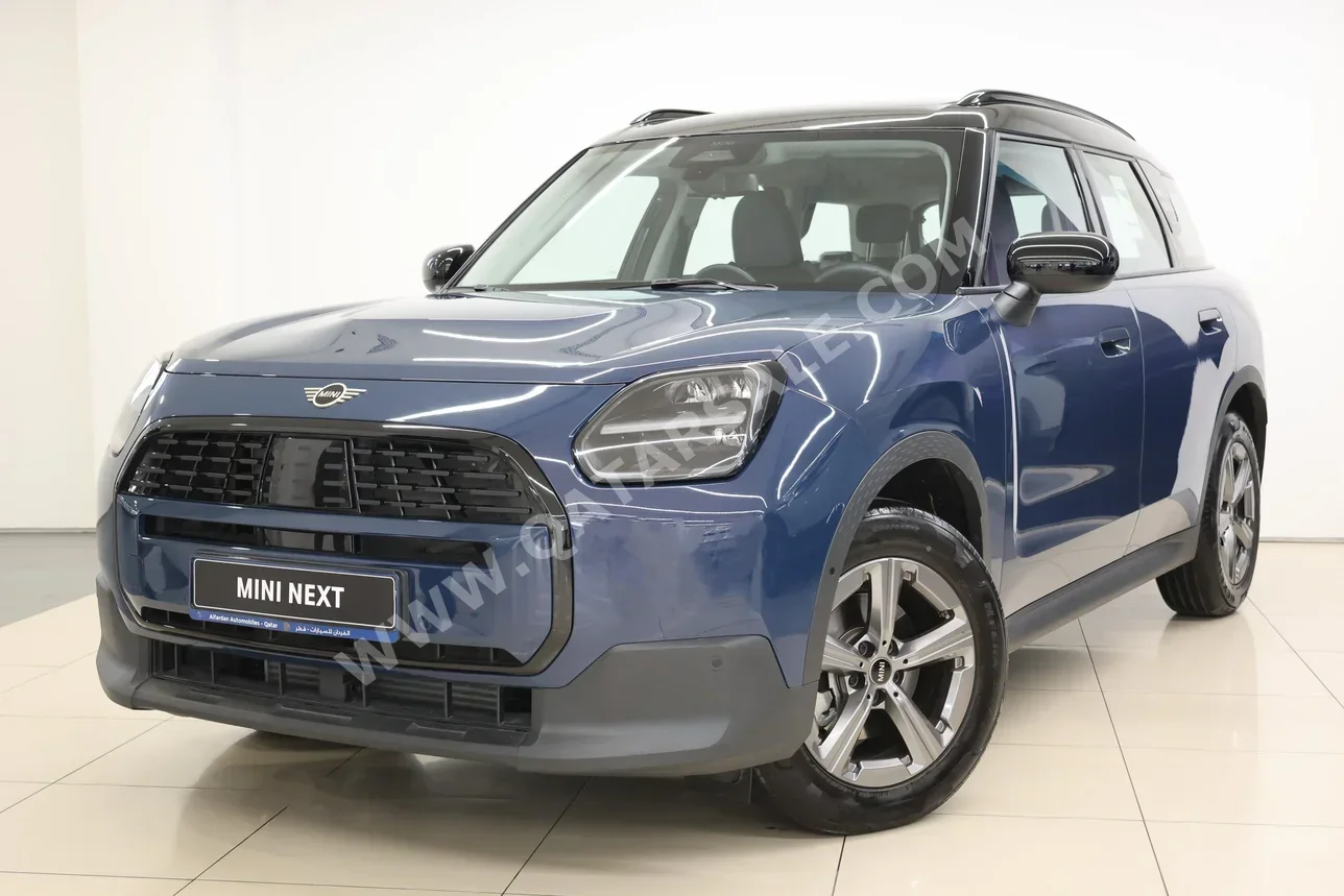 ميني  كوبر  كاونتري مان  2025  اوتوماتيك  6,000 كم  4 سلندر  دفع خلفي  هاتشباك  ازرق  تحت الضمان