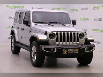 جييب  رانجلار  صحارى  2023  اوتوماتيك  54,000 كم  6 سلندر  دفع رباعي  اس يو في  فضي  تحت الضمان