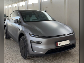 Tesla  Model Y  Long Range  2025  Automatic  45,000 Km  0 Cylinder  All Wheel Drive (AWD)  SUV  Light Gray  With Warranty