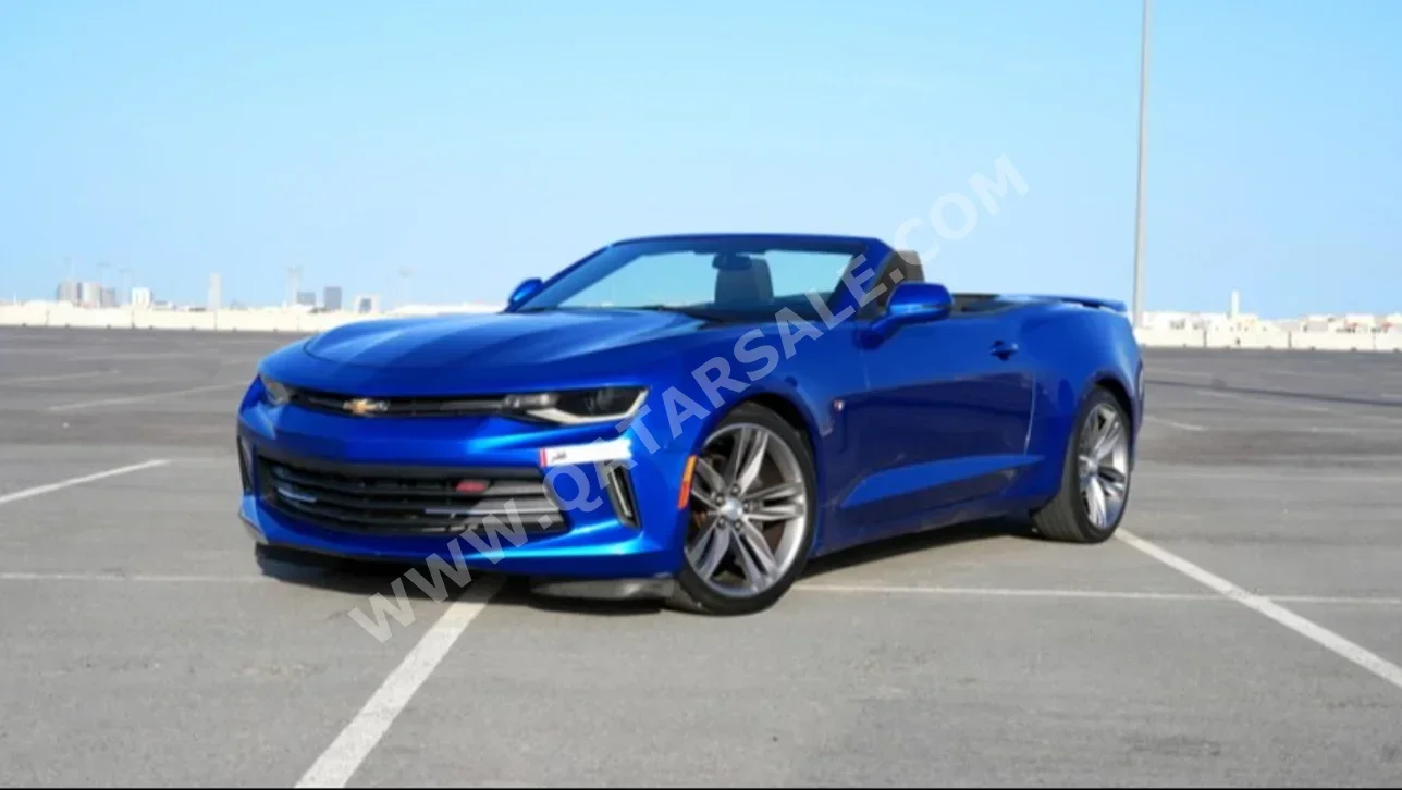 Chevrolet  Camaro  RS  2018  Automatic  79,000 Km  6 Cylinder  Rear Wheel Drive (RWD)  Convertible  Blue