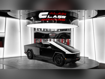 تسلا  سايبر بيست  فاونديشن سيريس  2024  اوتوماتيك  9,832 كم  0 سلندر  دفع كلي مستمر  بيكب  أسود