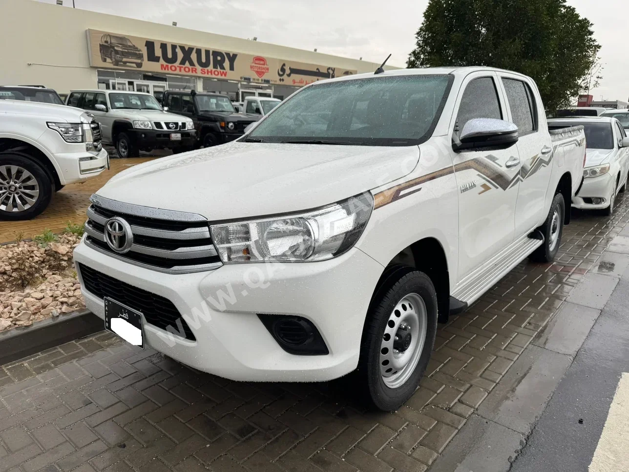 تويوتا  هاي لوكس  2024  اوتوماتيك  150,000 كم  4 سلندر  دفع رباعي  بيكب  أبيض