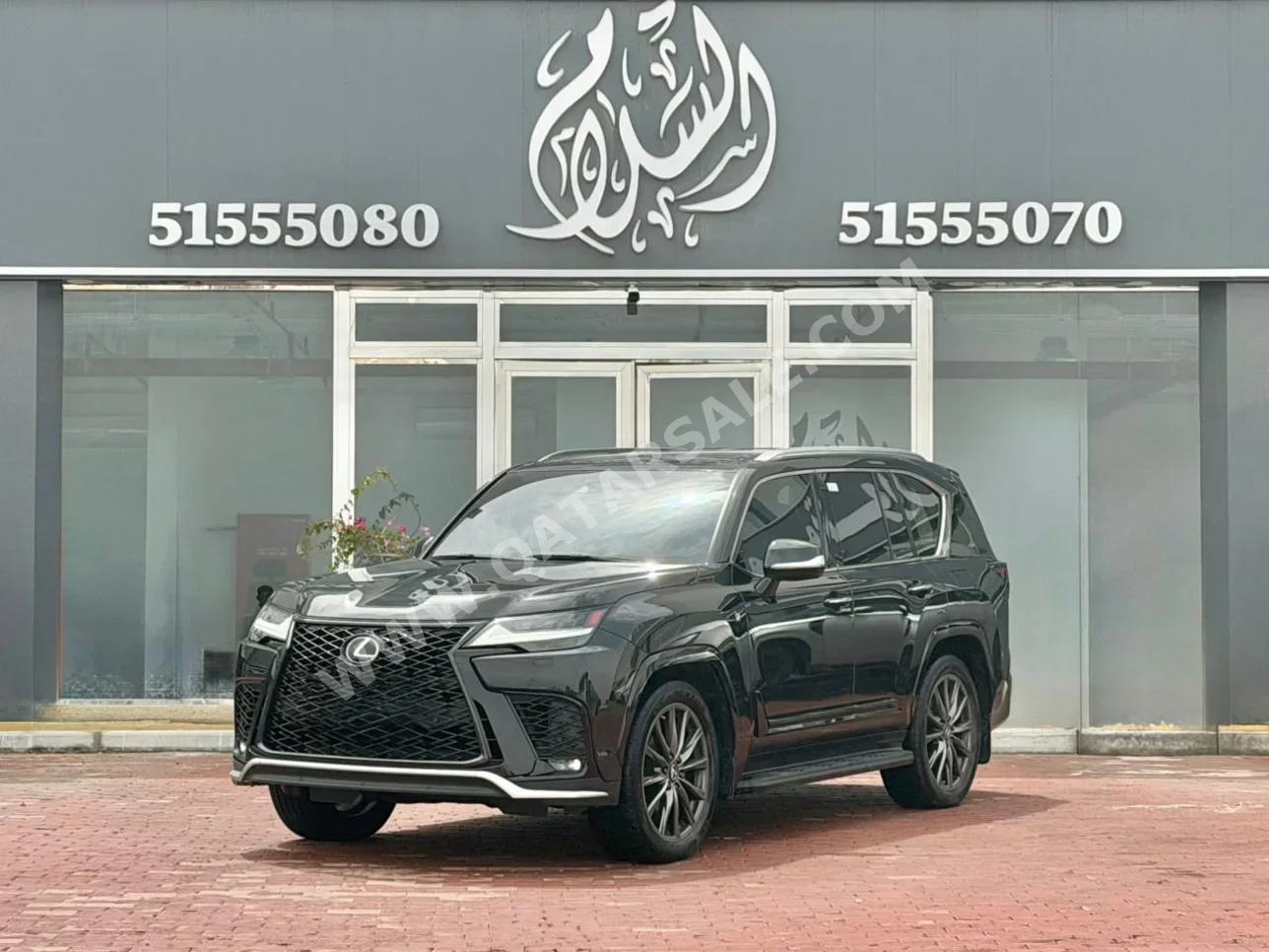 Lexus  LX  600 F Sport  2023  Automatic  104,000 Km  8 Cylinder  Four Wheel Drive (4WD)  SUV  Black  With Warranty
