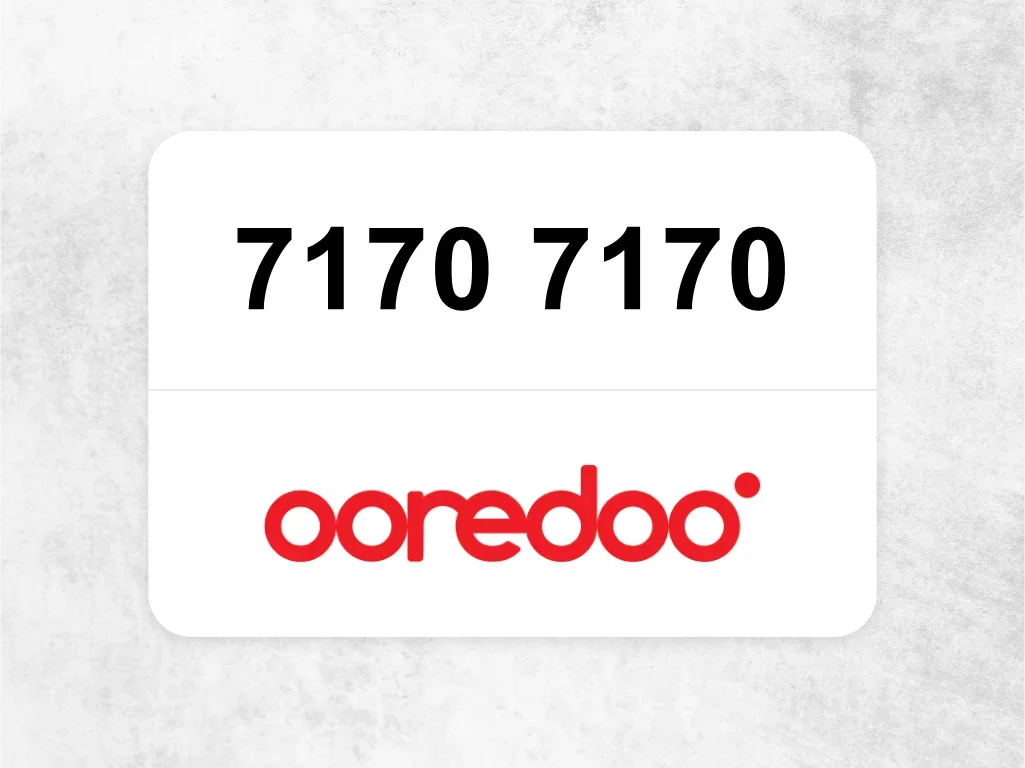 Ooredoo Mobile Phone  7170 7170