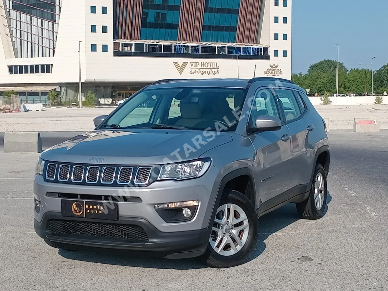 Jeep  Compass  longitude  2021  Automatic  80,000 Km  4 Cylinder  Four Wheel Drive (4WD)  SUV  Silver