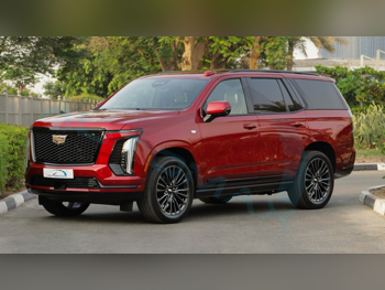 Cadillac  Escalade  Sport Platinum  2025  Automatic  0 Km  8 Cylinder  Four Wheel Drive (4WD)  SUV  Red  With Warranty