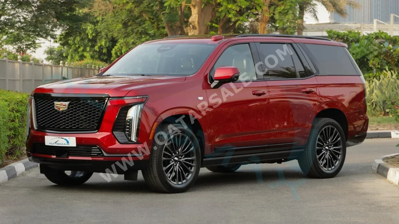 Cadillac  Escalade  Sport Platinum  2025  Automatic  0 Km  8 Cylinder  Four Wheel Drive (4WD)  SUV  Red  With Warranty