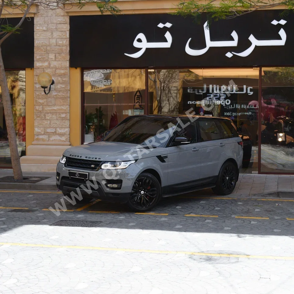 لاند روفر رنج روفر سبورت 2016 اوتوماتيك 175,275 كم 8 سلندر دفع رباعي اس يو في رمادي