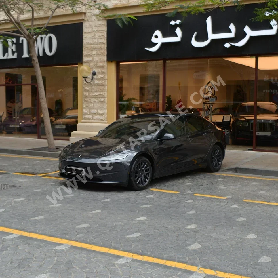 Tesla Model 3 2024 Automatic 47,000 Km 0 Cylinder All Wheel Drive (AWD) Sedan Gray With Warranty