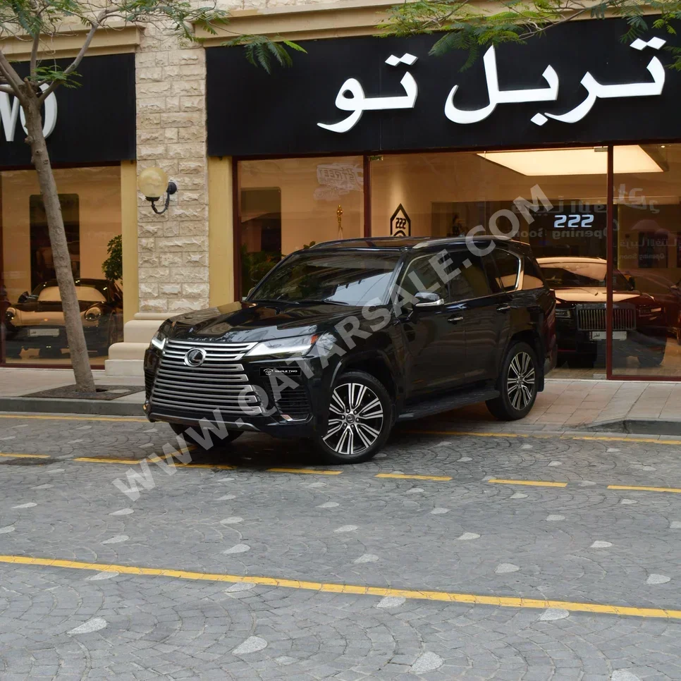 Lexus LX 600 Luxury 2023 Automatic 16,530 Km 6 Cylinder Four Wheel Drive (4WD) SUV Black With Warranty