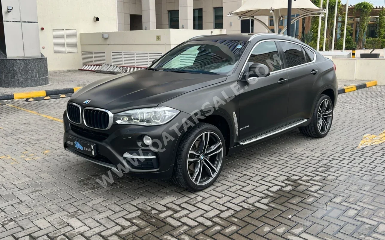 BMW  X-Series  X6  2016  Automatic  33,000 Km  6 Cylinder  Four Wheel Drive (4WD)  SUV  Black