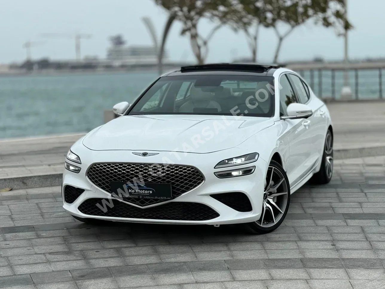 Genesis G70 2024 Automatic 40,000 Km 6 Cylinder Rear Wheel Drive (RWD) Sedan White With Warranty
