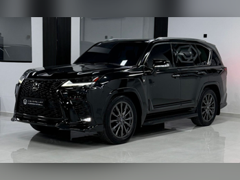 لكزس  ال اكس  600 اف سبورت  2024  اوتوماتيك  61,000 كم  8 سلندر  دفع رباعي  اس يو في  أسود  تحت الضمان