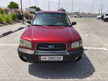 Subaru  Forester  2004  Automatic  112,645 Km  4 Cylinder  All Wheel Drive (AWD)  SUV  Red