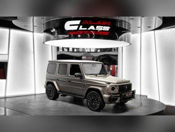 مرسيدس - بنز  جي - كلاس  63 اي ام جي  2025  اوتوماتيك  25,032 كم  8 سلندر  دفع رباعي  اس يو في  ذهبي