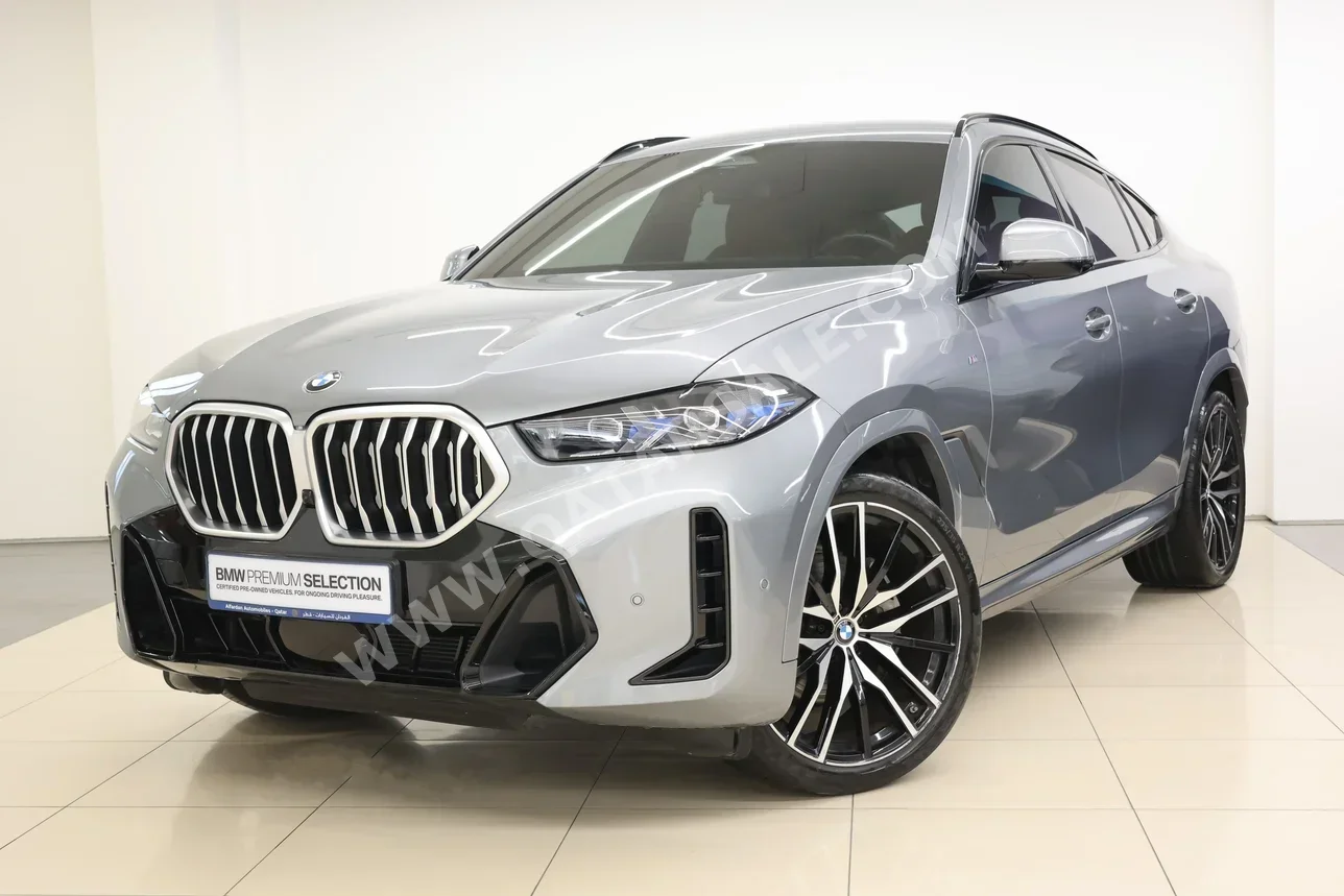 بي ام دبليو  الفئة - اكس  اكس 6 40اي  2024  اوتوماتيك  16,000 كم  6 سلندر  دفع كلي مستمر  اس يو في  رمادي  تحت الضمان