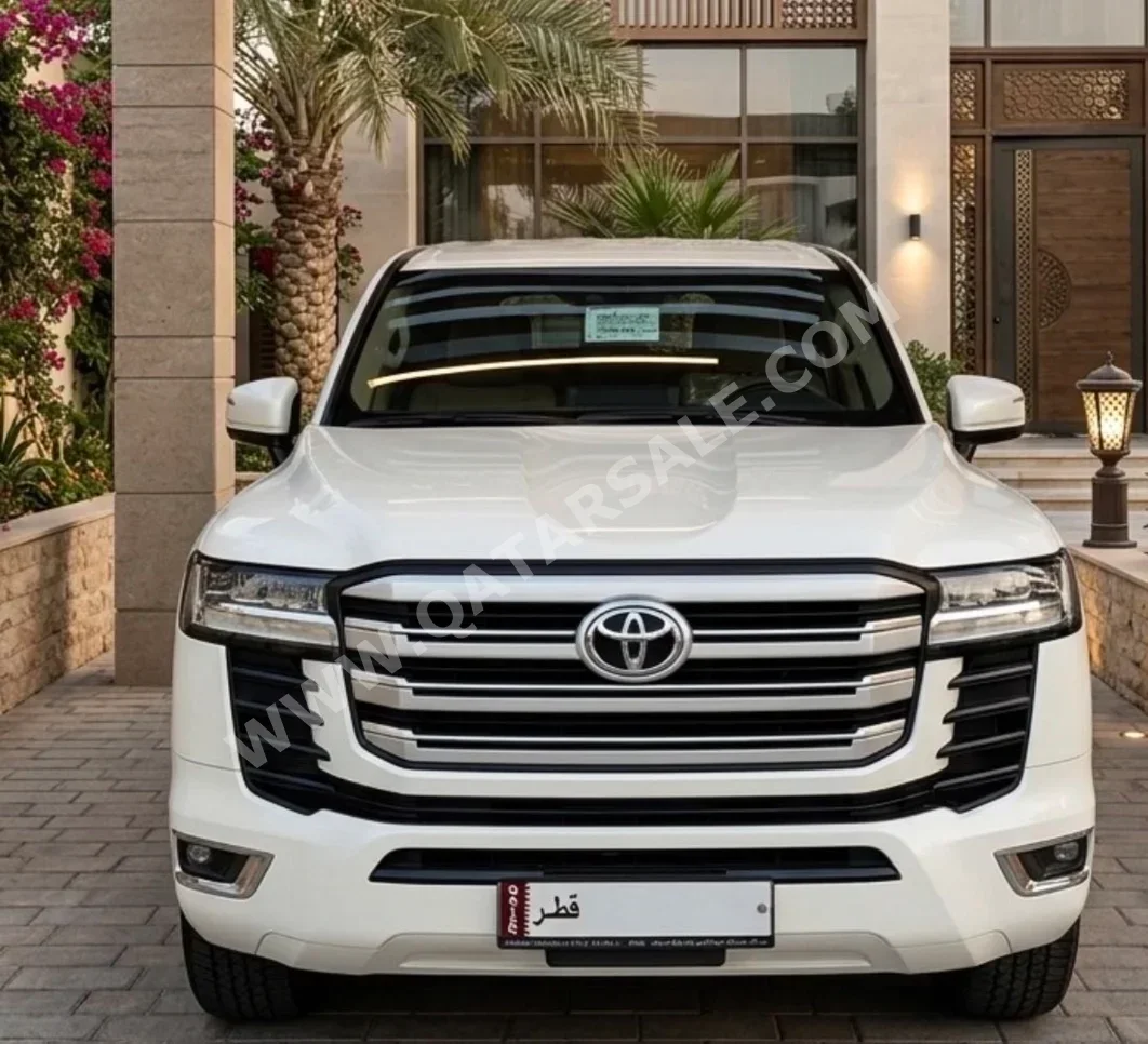 Toyota  Land Cruiser  GXR Twin Turbo  2023  Automatic  75,000 Km  6 Cylinder  Four Wheel Drive (4WD)  SUV  White  With Warranty