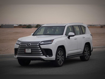 Lexus  LX  600 Luxury  2024  Automatic  24,000 Km  6 Cylinder  Four Wheel Drive (4WD)  SUV  White  With Warranty