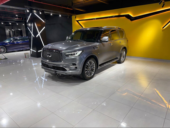 Infiniti  QX  80  2018  Automatic  153,000 Km  8 Cylinder  Four Wheel Drive (4WD)  SUV  Gray