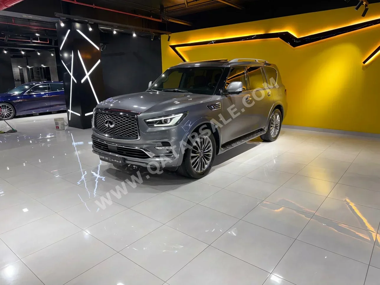 Infiniti  QX  80  2018  Automatic  153,000 Km  8 Cylinder  Four Wheel Drive (4WD)  SUV  Gray