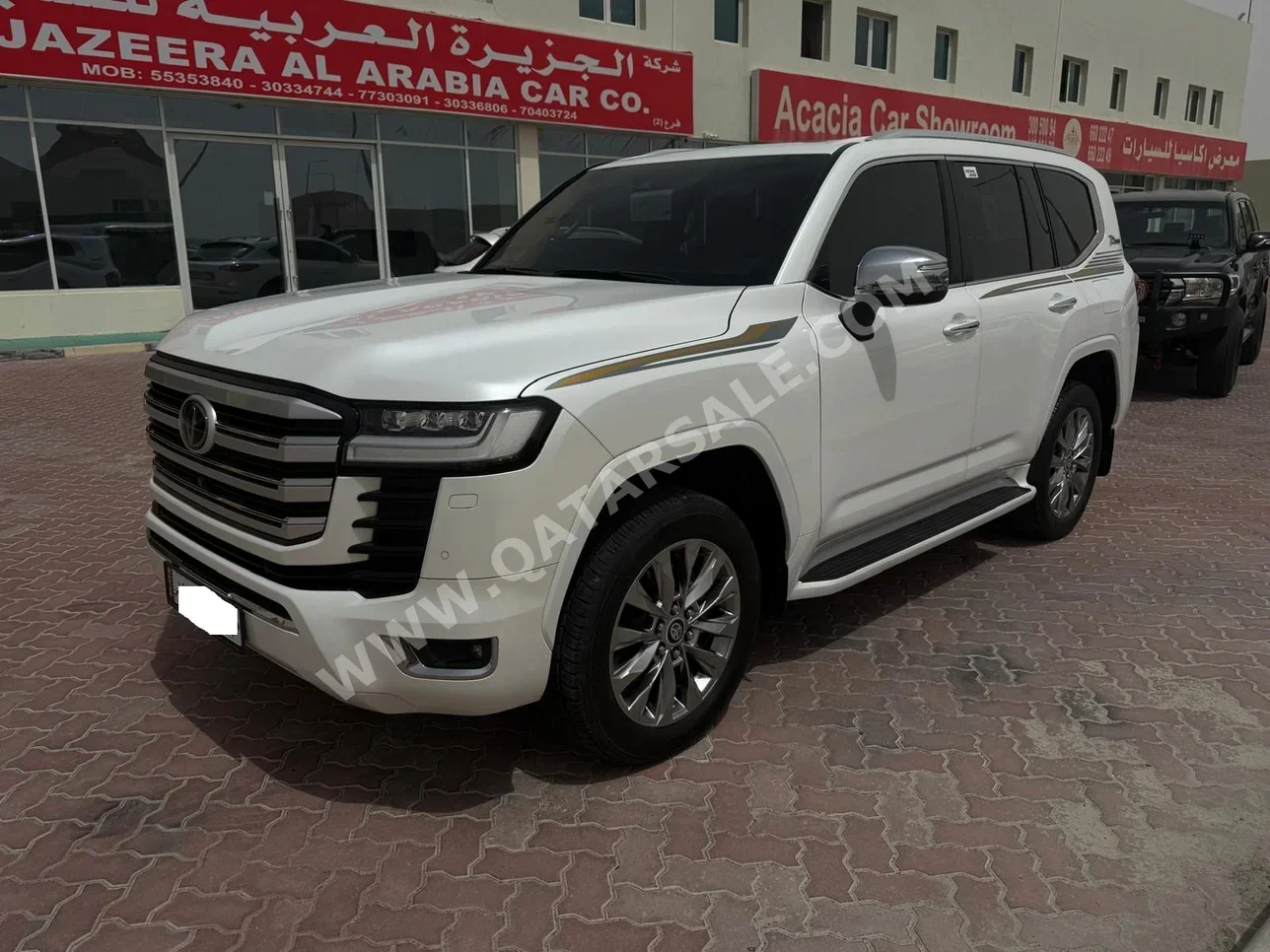 تويوتا لاند كروزر في اكس ار توين توربو 2022 اوتوماتيك 116,000 كم 6 سلندر دفع رباعي اس يو في أبيض