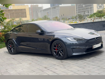 تسلا  مودل اس  بلايد  2024  اوتوماتيك  15,000 كم  0 سلندر  دفع رباعي  سيدان  رمادي  تحت الضمان