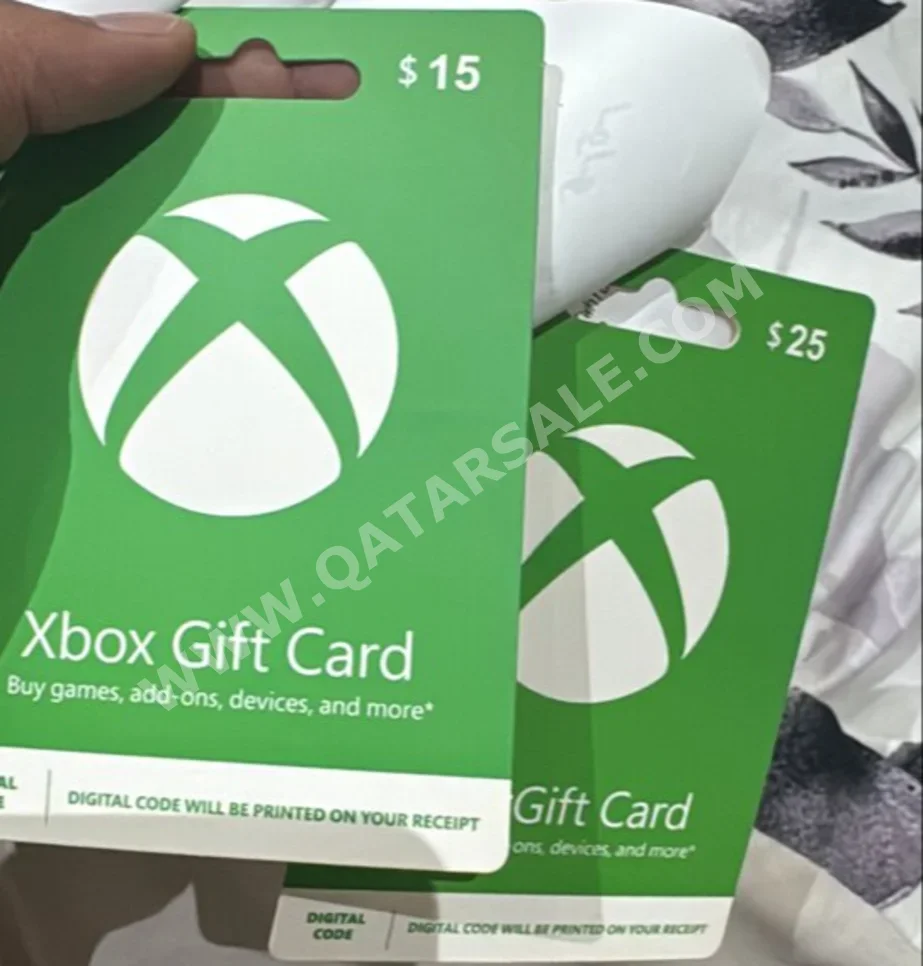 Gaming gift cards XBOX  25  $ USA