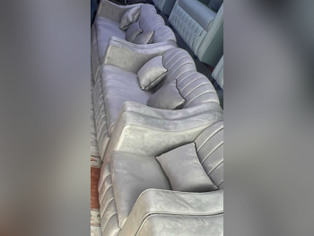 الأرائك والكنب والكراسي لايف ستايل طقم كنب - قماش - اللون البيج