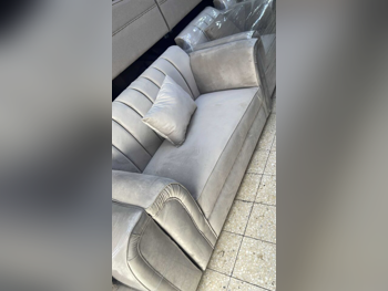 الأرائك والكنب والكراسي لايف ستايل طقم كنب - قماش - اللون البيج