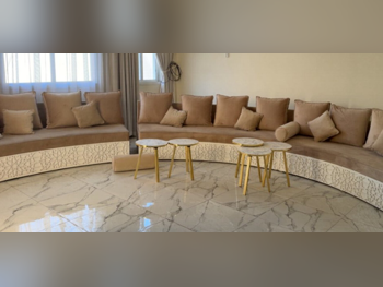 الأرائك والكنب والكراسي مجموعة كراسي - مزيج الكتان \ الكتان - اللون البيج