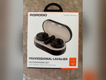 ميكروفون لاسلكي / بلوتوث  أسود  PDWMDMIC  الصين  يشمل فلتر