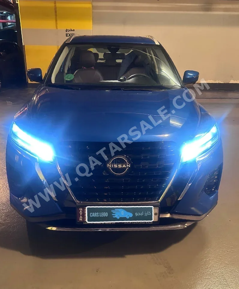 Nissan  Kicks  SR  2024  Automatic  14,900 Km  4 Cylinder  Front Wheel Drive (FWD)  SUV  Blue  With Warranty