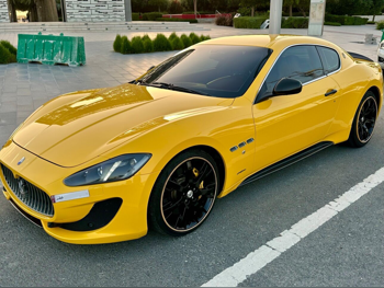 Maserati  GranTurismo  MC Sport Line  2015  F-1  95,000 Km  8 Cylinder  Rear Wheel Drive (RWD)  Coupe / Sport  Yellow
