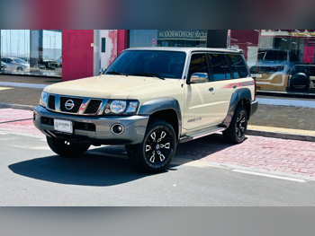 Nissan  Patrol  Super Safari  2023  Automatic  49,000 Km  6 Cylinder  Four Wheel Drive (4WD)  SUV  Beige  With Warranty