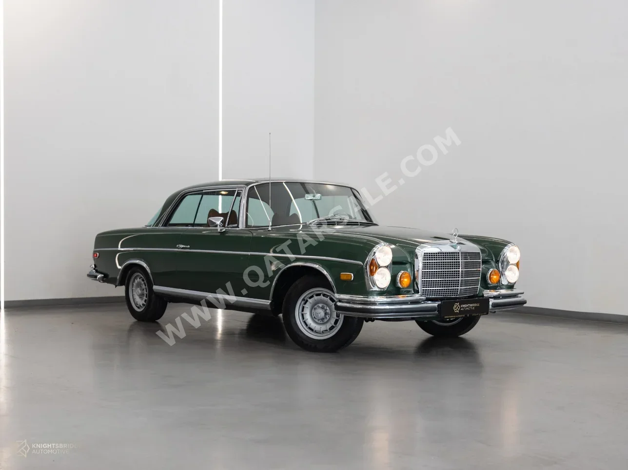Mercedes-Benz  280 SE  1971  Automatic  85,000 Km  8 Cylinder  Rear Wheel Drive (RWD)  Coupe / Sport  Green
