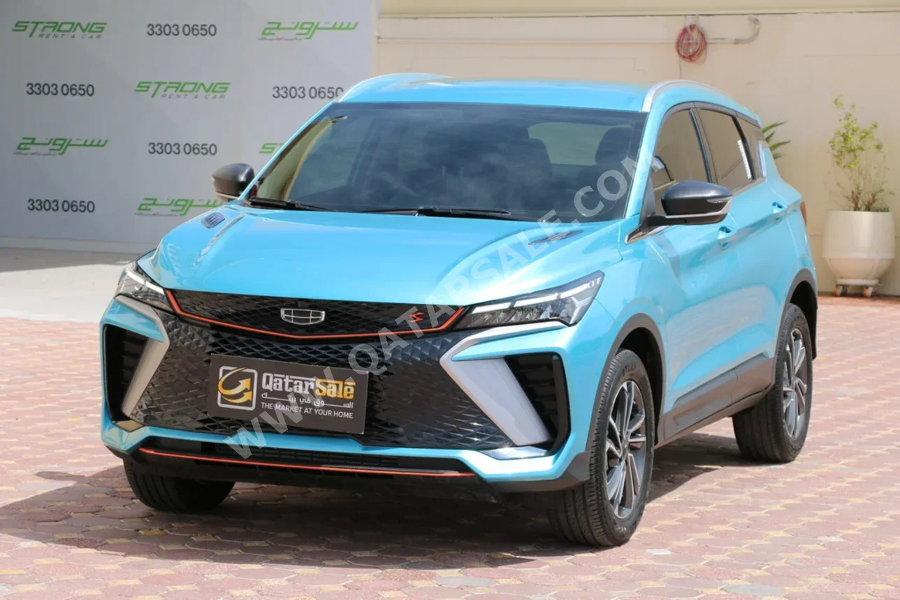 Geely  Coolray  Sport Limited  2025  Automatic  12,500 Km  4 Cylinder  All Wheel Drive (AWD)  SUV  Blue  With Warranty