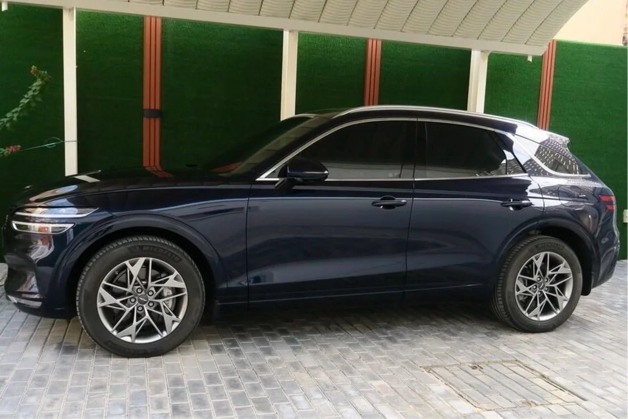 Genesis GV 70 2024 Automatic 34,000 Km 4 Cylinder All Wheel Drive (AWD) SUV Dark Blue With Warranty