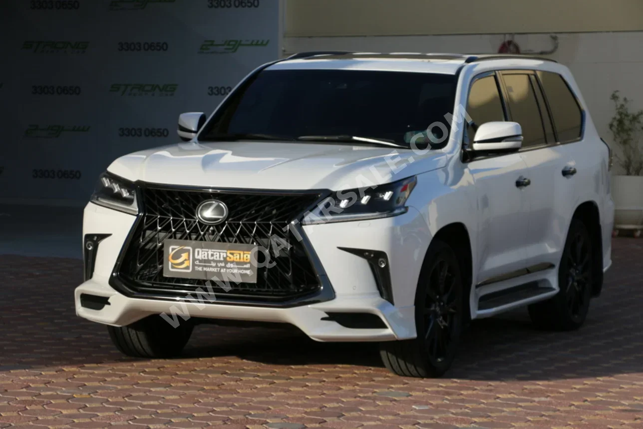 Lexus  LX  570 S Black Edition  2020  Automatic  79,000 Km  8 Cylinder  Four Wheel Drive (4WD)  SUV  White